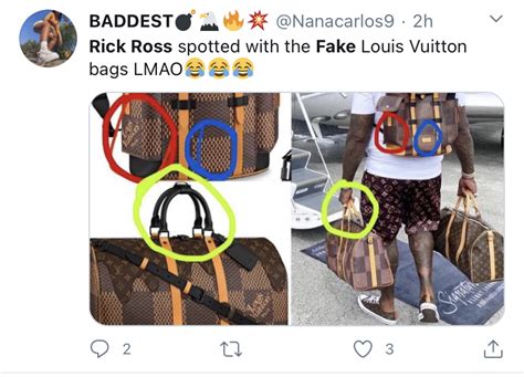 rick ross fake lv bags|rick ross controversy.